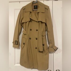 New York & Company Classic Camel Trench Coat